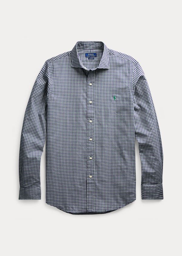 Men's Polo Ralph Lauren Classic Fit Plaid Twill Shirts | 916740HWC